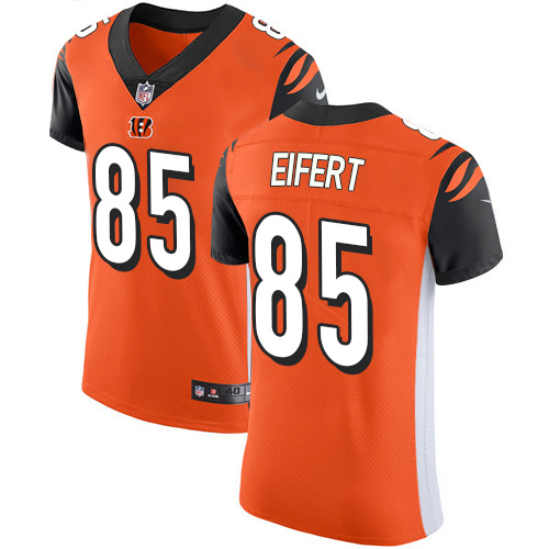 Nike Bengals #85 Tyler Eifert Orange Alternate Men's Stitched NFL Vapor Untouchable Elite Jersey - Click Image to Close